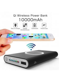 Qi 10000mAh Wireless Power Bank, Qi321-12298